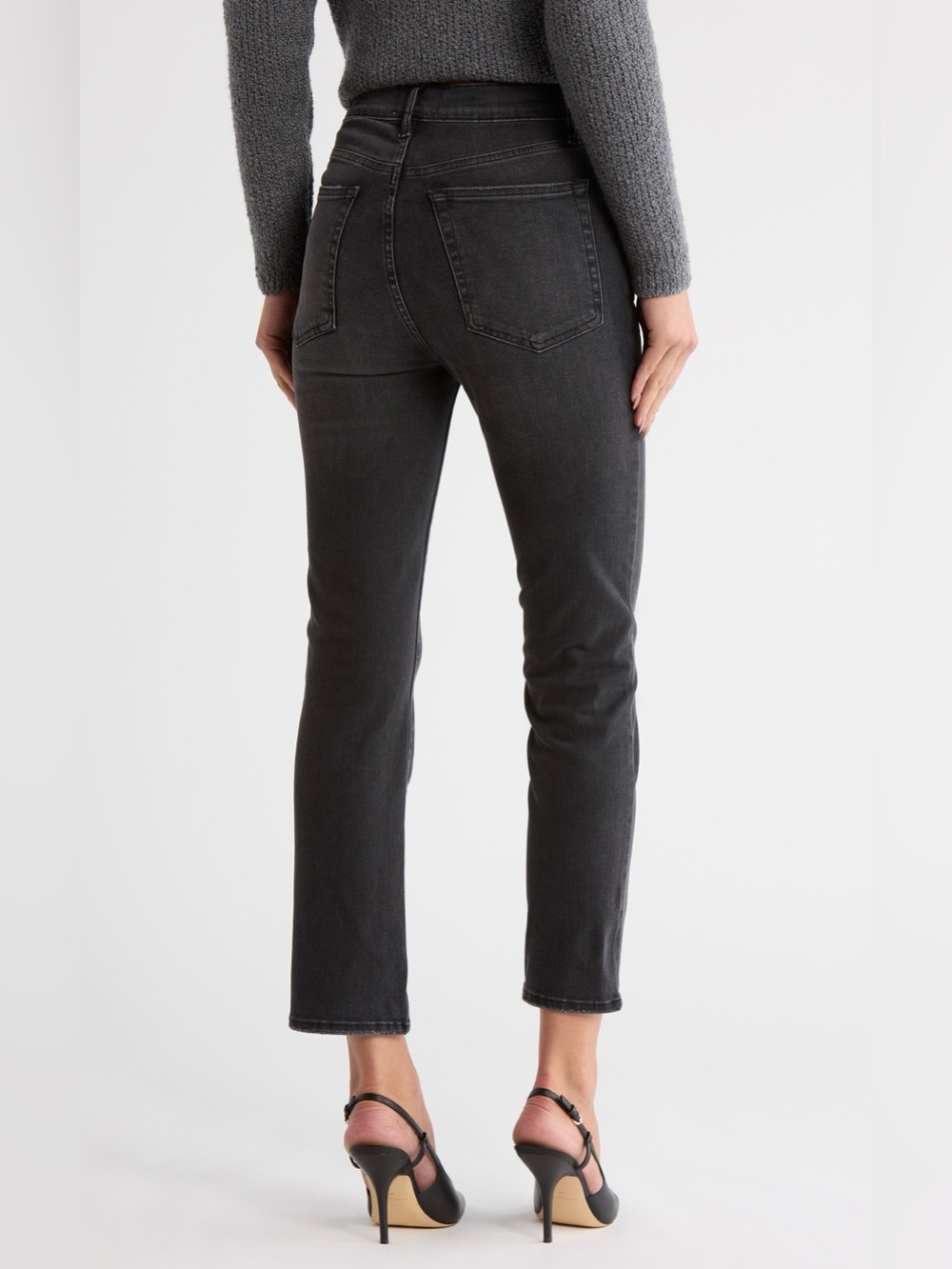 FRAME Denim Le High Straight Tierra Gray Size 29 - Picture 2 of 16